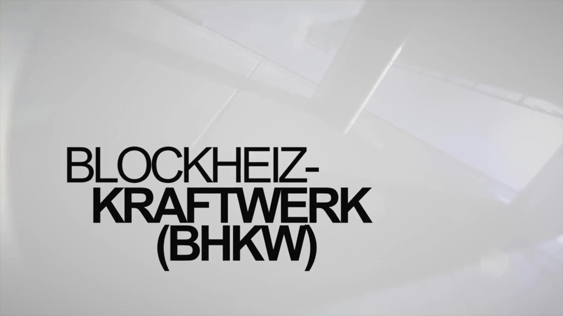 good2know: Blockheizkraftwerk