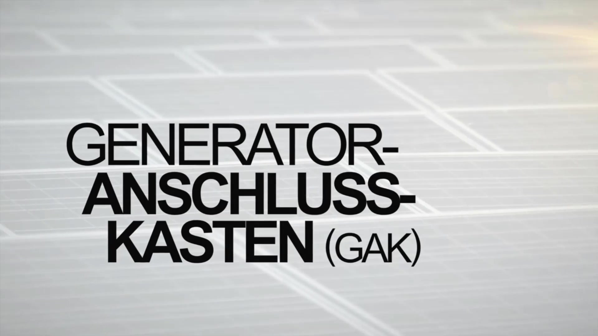 good2know: Generator-Anschlusskasten