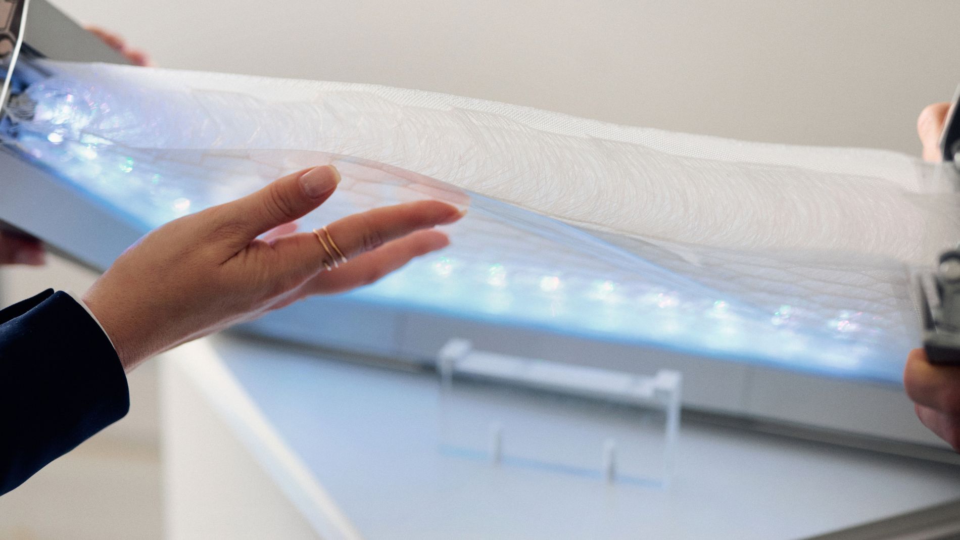 Hands show HydroSKIN