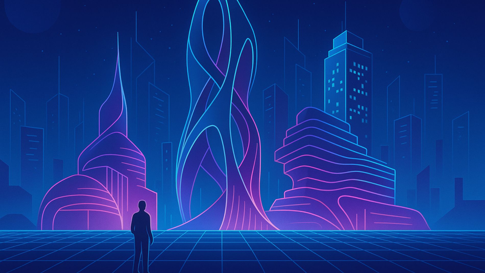 Generated graphic of Metaverse