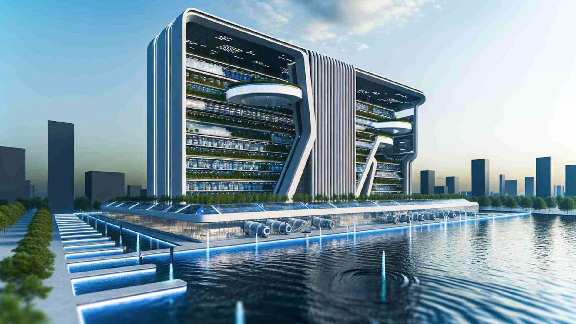 Water-positive buildings