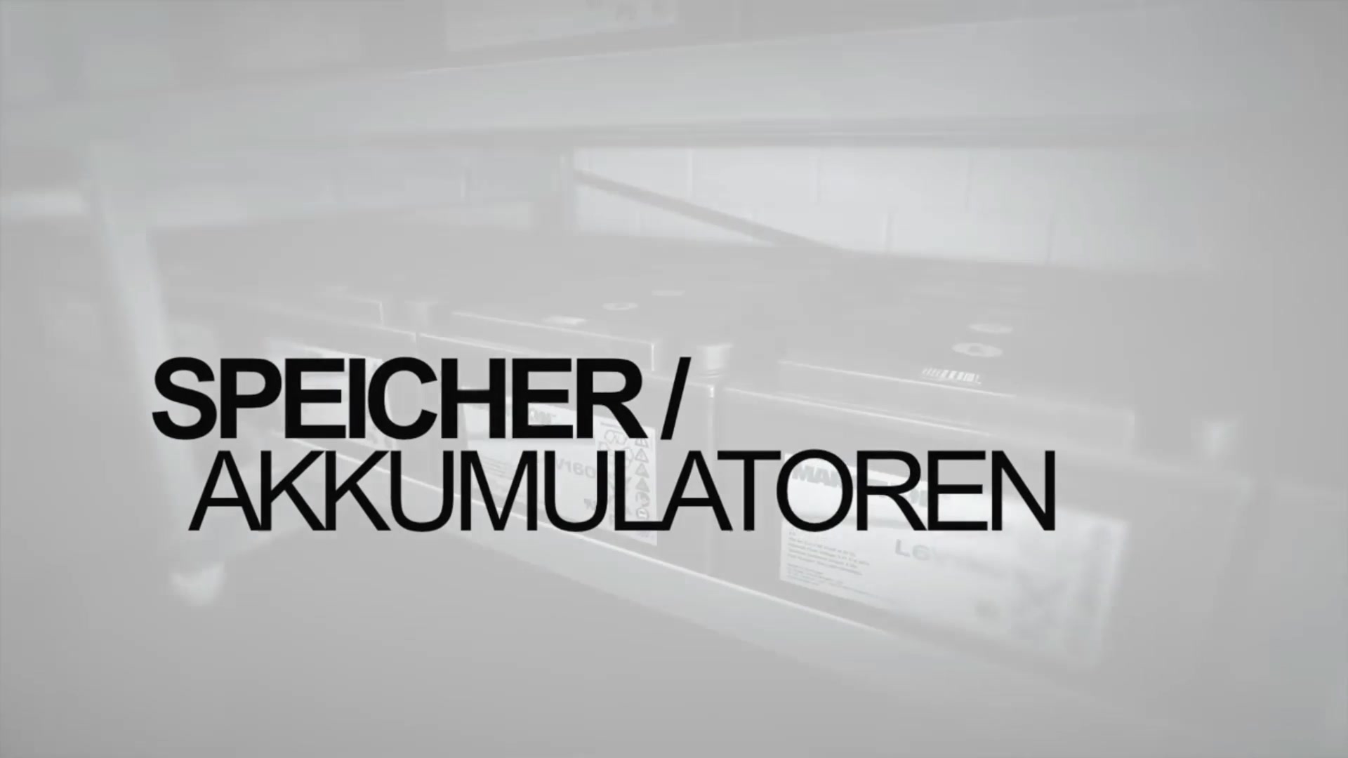 good2know: Speicher und Akkumulatoren