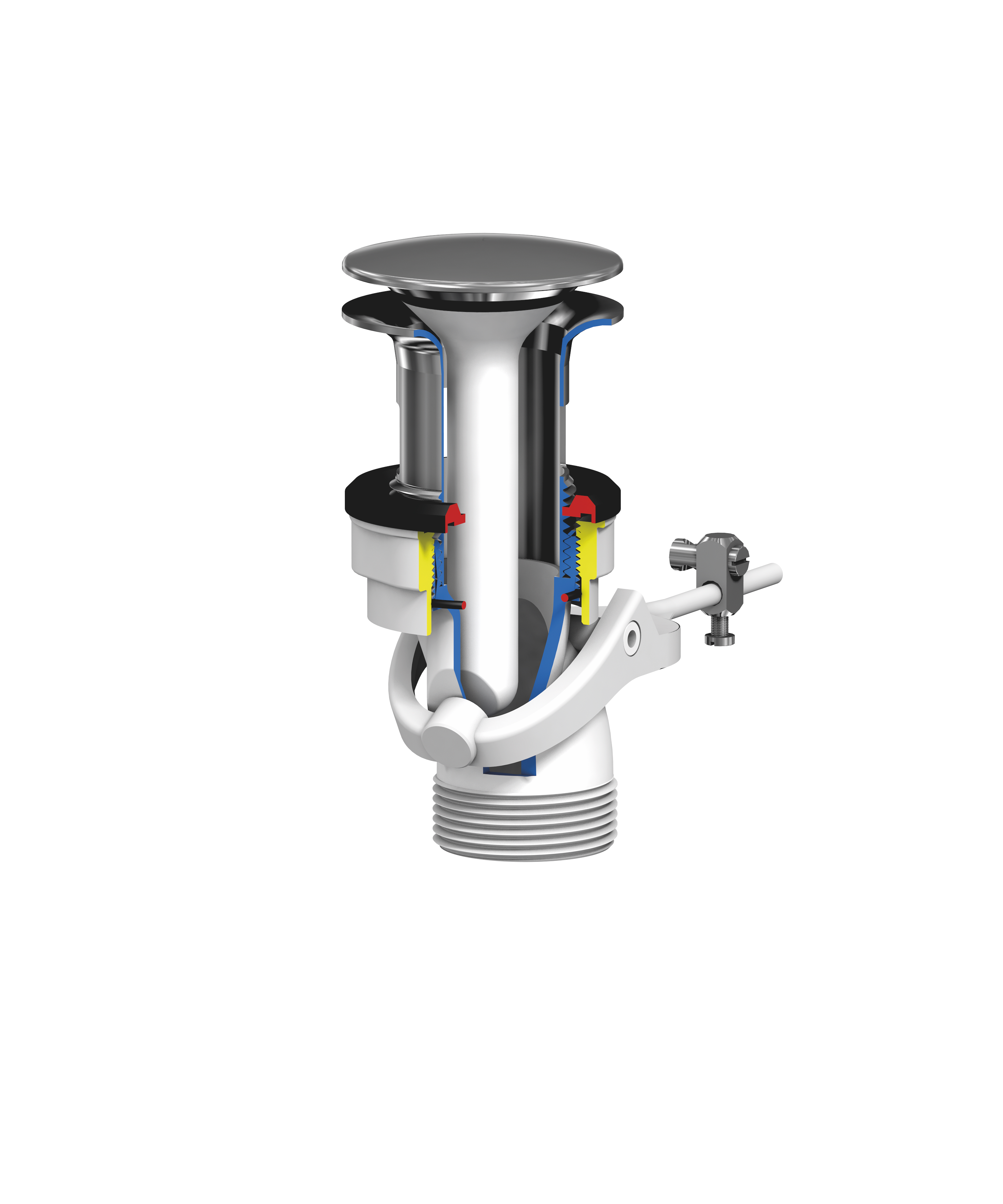 Freilauf Drain valve for washbasin - Washbasin tap, Freilauf GmbH & Co. KG